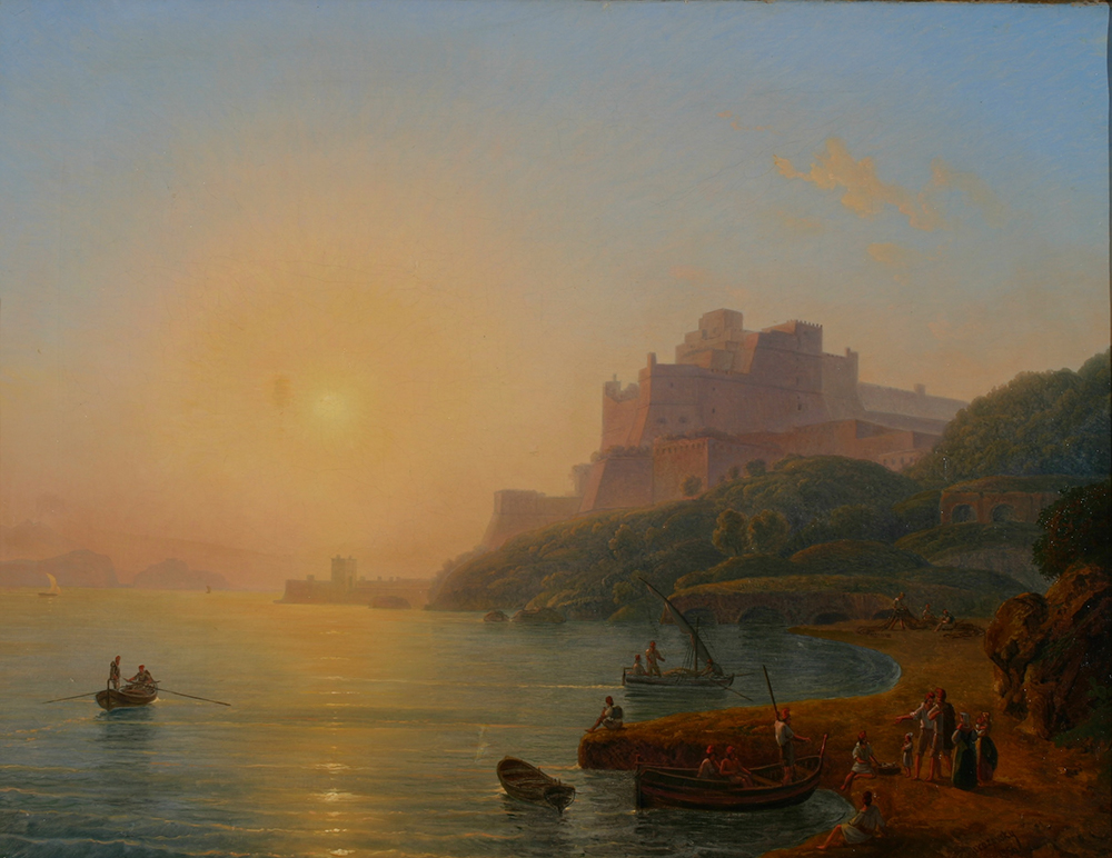 Ivan Konstantinovič Ajvazovskij, Italský záliv, 1856, olej, plátno, 50 x 65 cm, inv. č. O-1281
