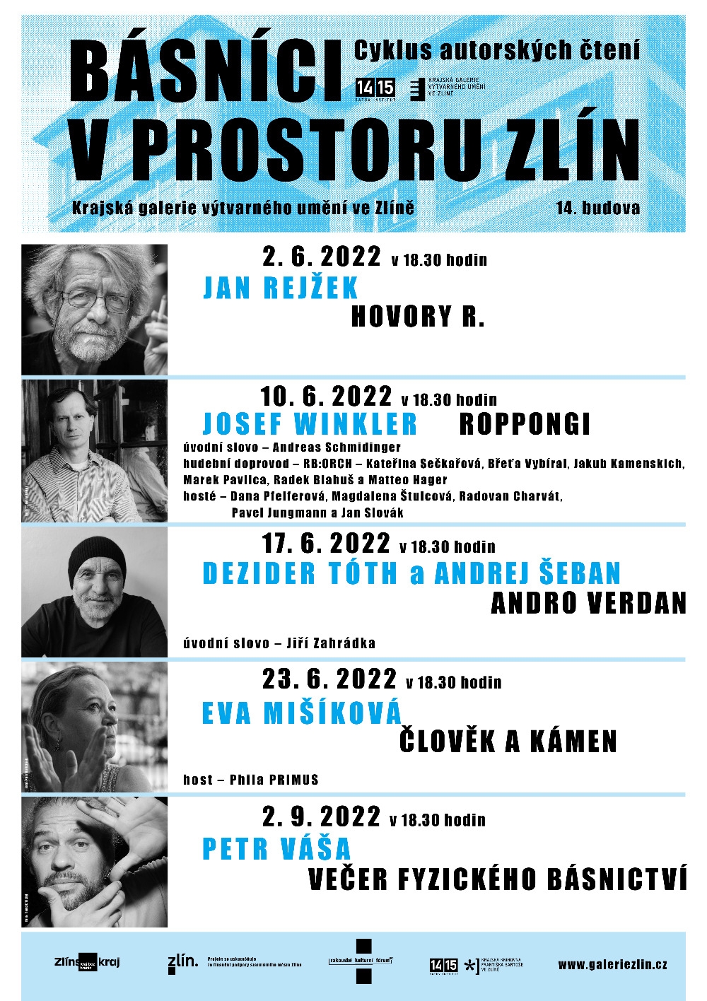 Básníci v prostoru Zlín 2022