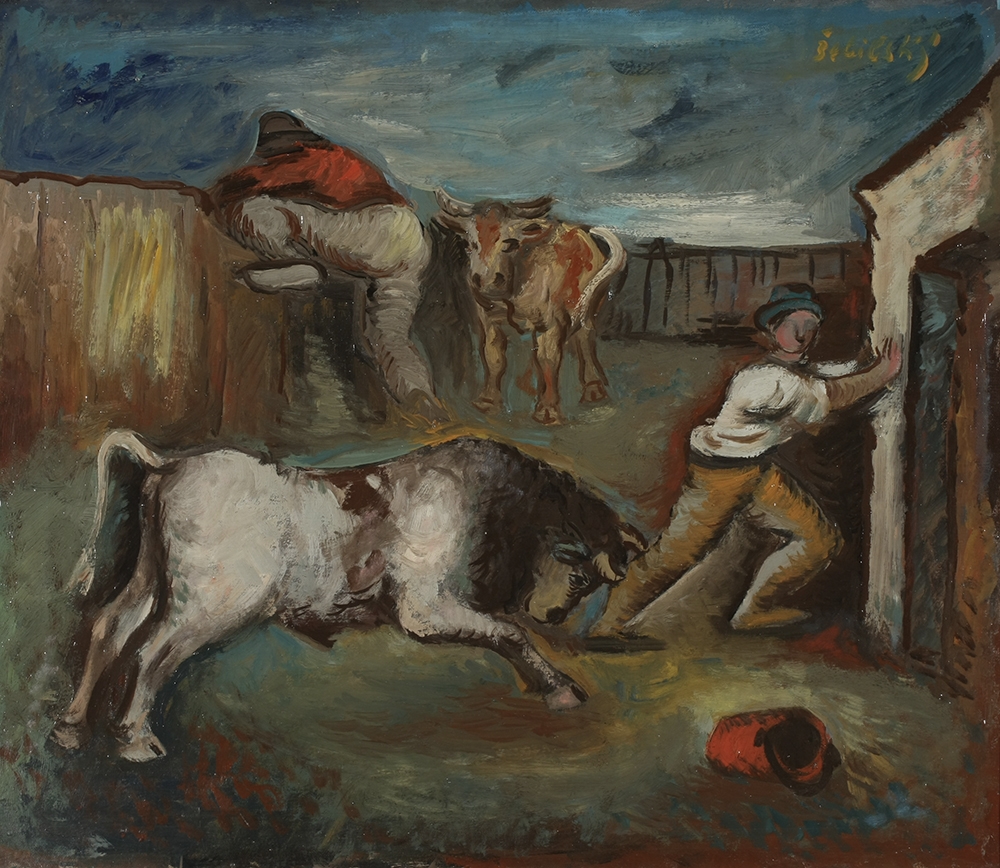 Ján Želibský, Bujak, 1937-1938, olej, plátno, 60 x 70 cm, KGVUZ, inv. č. O-651