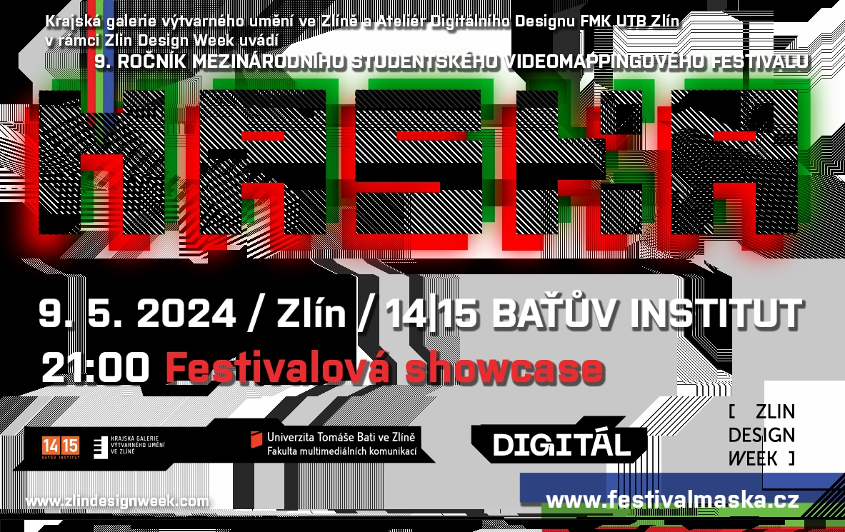 pozvánka na videomappinogýv festival MASKA 9. 5. 2024 v 21.00