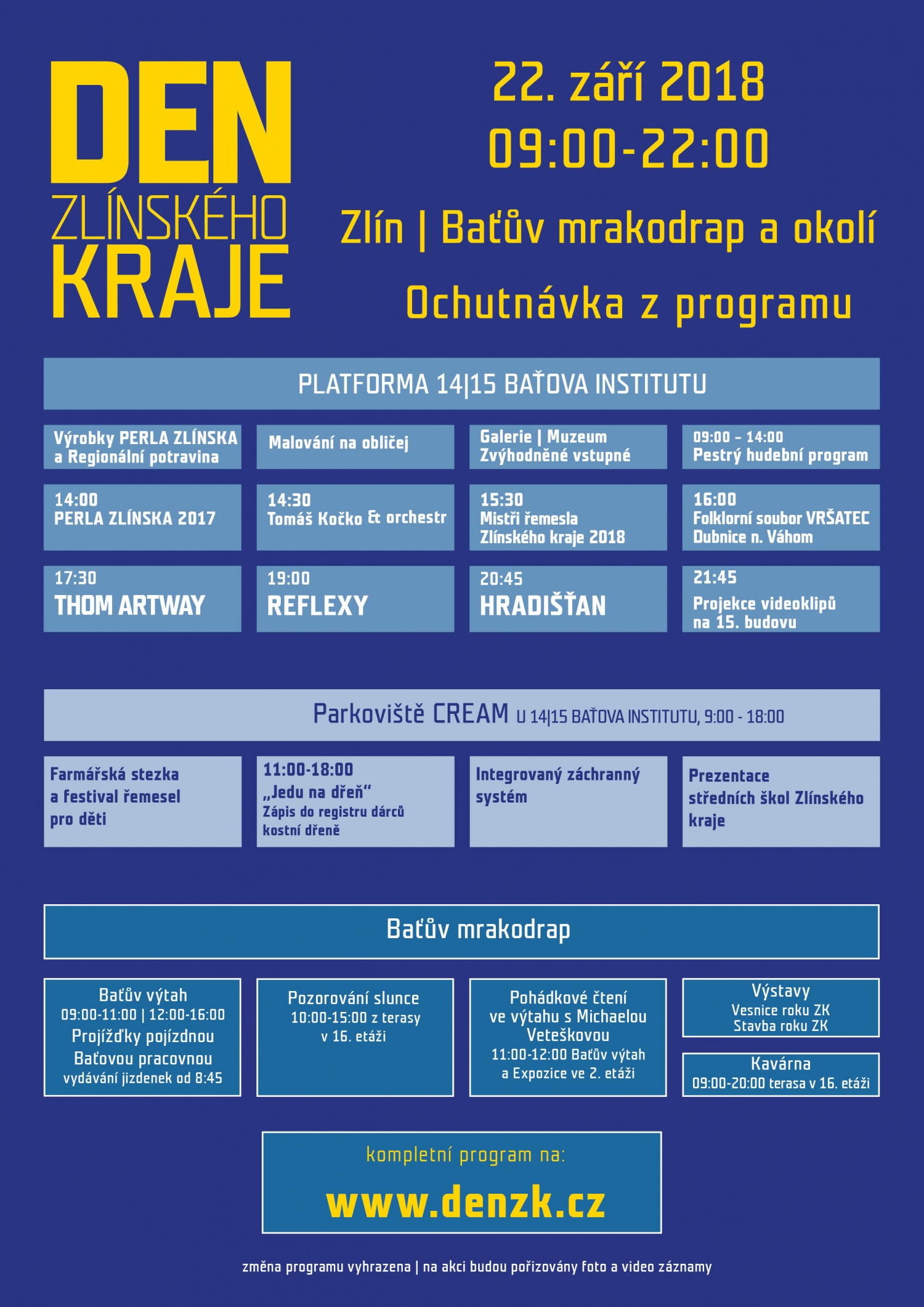 programový leták