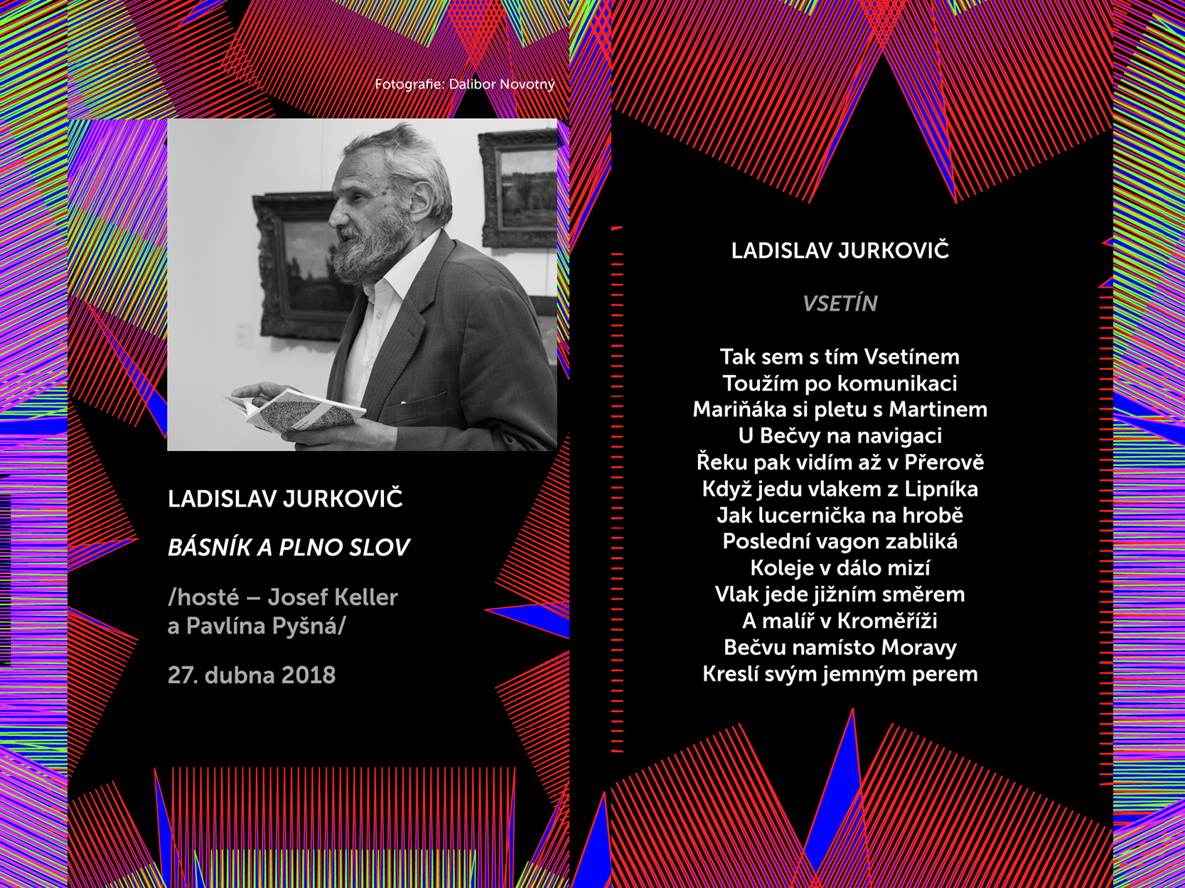 Básníci v prostoru Zlín 2018: Ladislav Jurkovič