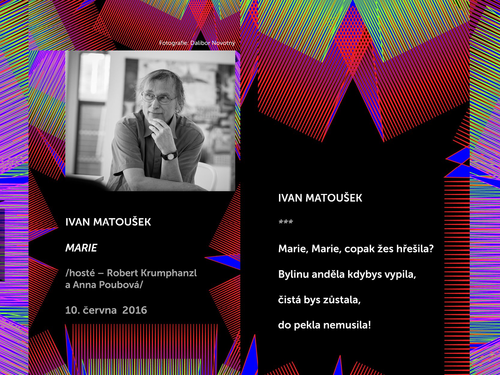 Básnici v prostoru Zlín 2016: Ivan Matoušek
