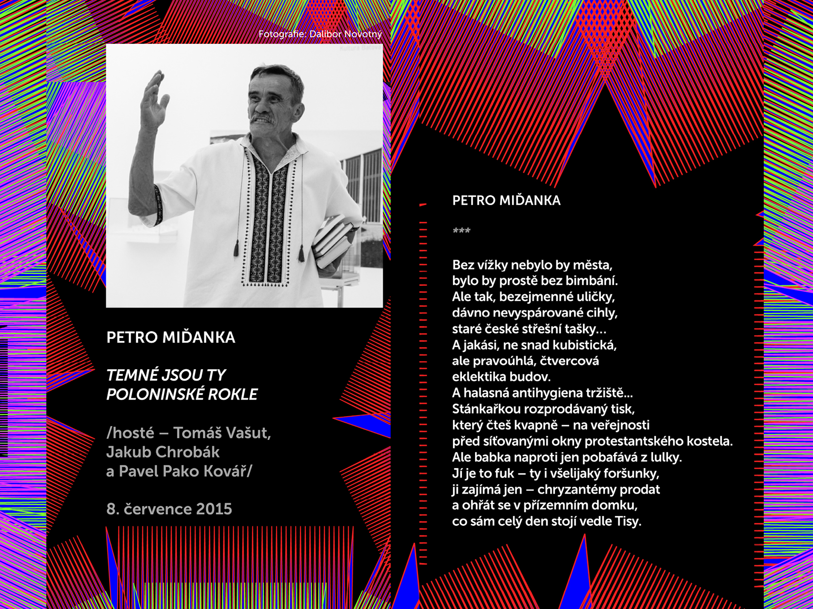 Básníci v prostoru Zlín 2015: Petro Miďanka