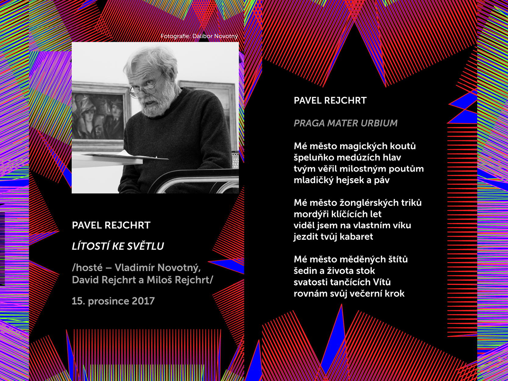 Básníci v prostoru Zlín 2017: Pavel Rejchrt