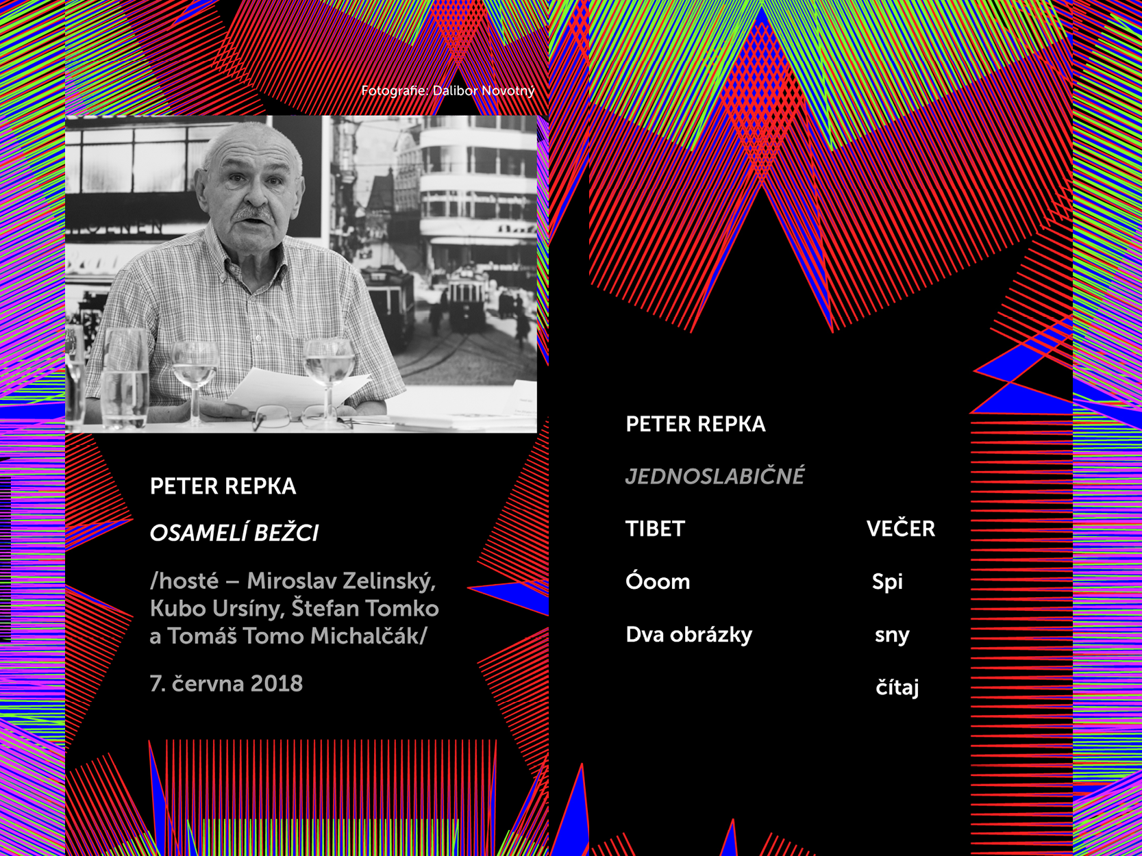 Básníci v prostoru Zlín 2018:  Peter Repka