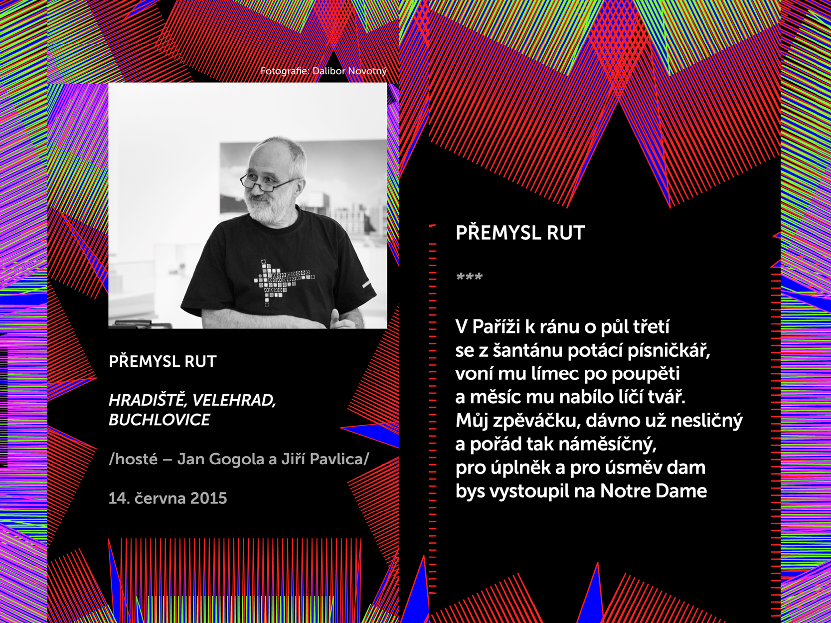 Básníci v prostoru Zlín 2015: Přemysl Rut