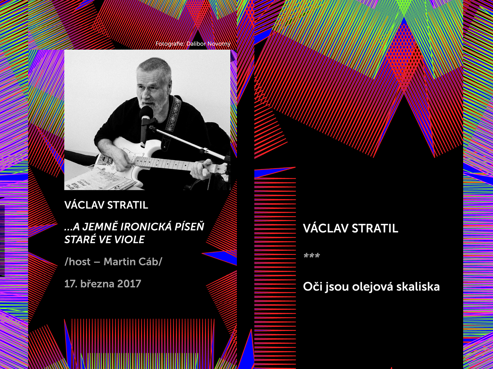 Básníci v prostoru Zlín 2017: Václav Stratil