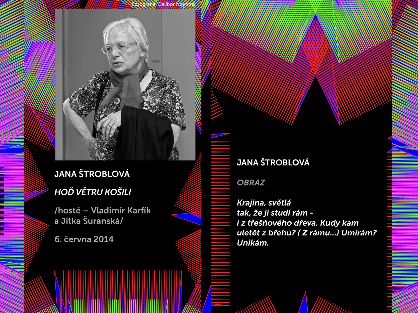 Básníci v Prostoru Zlín 2014: Jana Štroblová