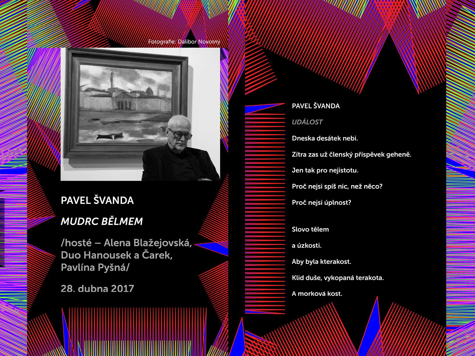 Básníci v prostoru Zlín 2017: Pavel Švanda