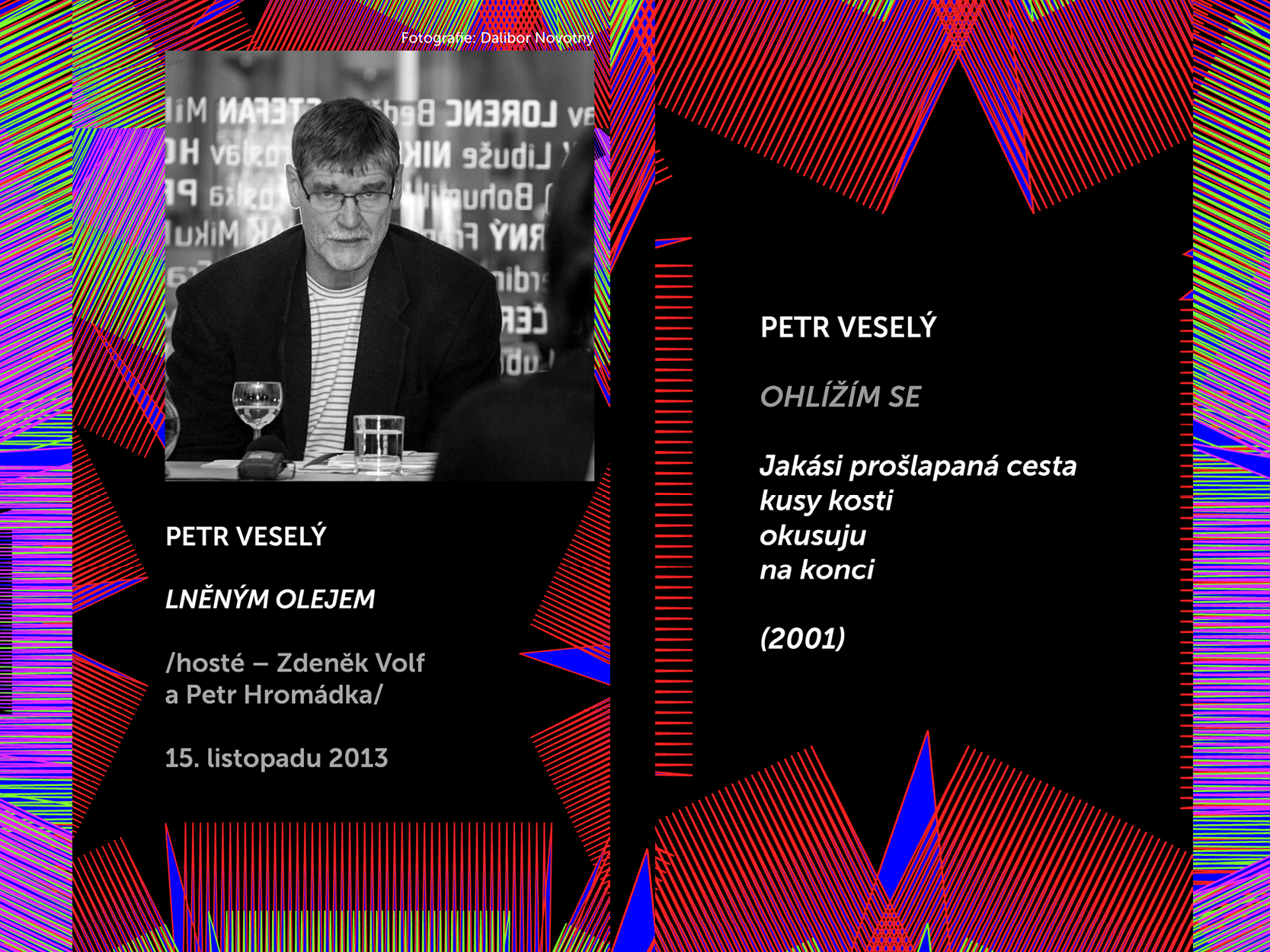 Básníci v Prostoru Zlín 2013: Petr Veselý
