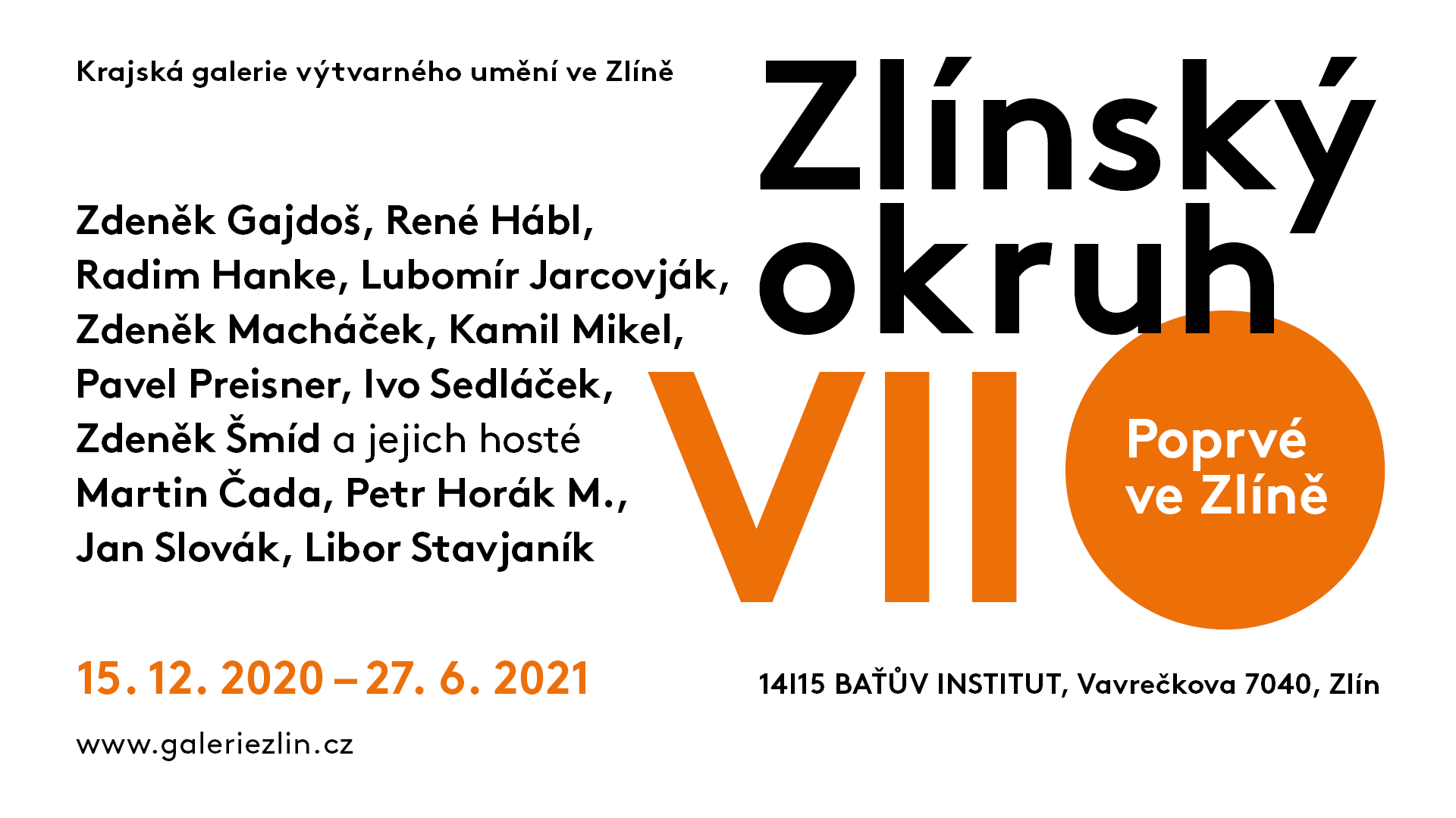 Pozvánka na výstavy Zlínský okruh VII