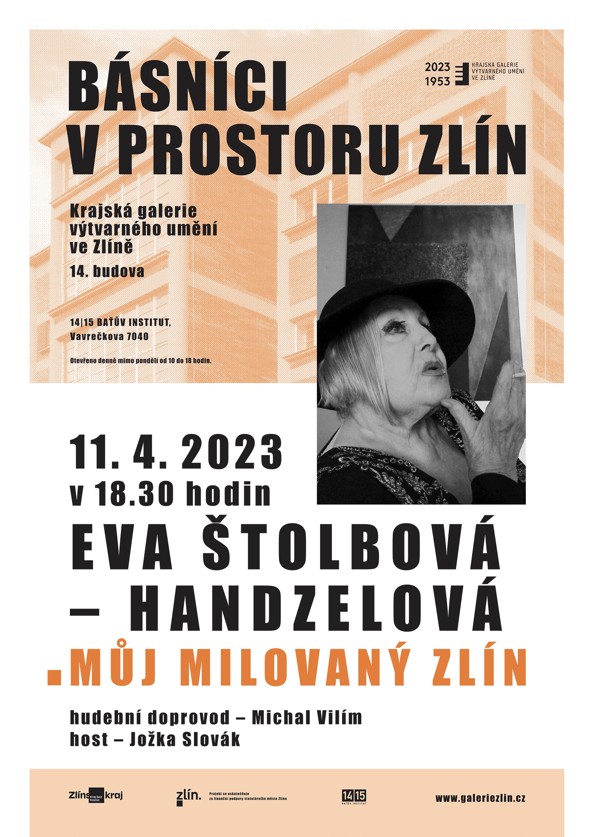 plakát k večeru s Evou Štolbovou