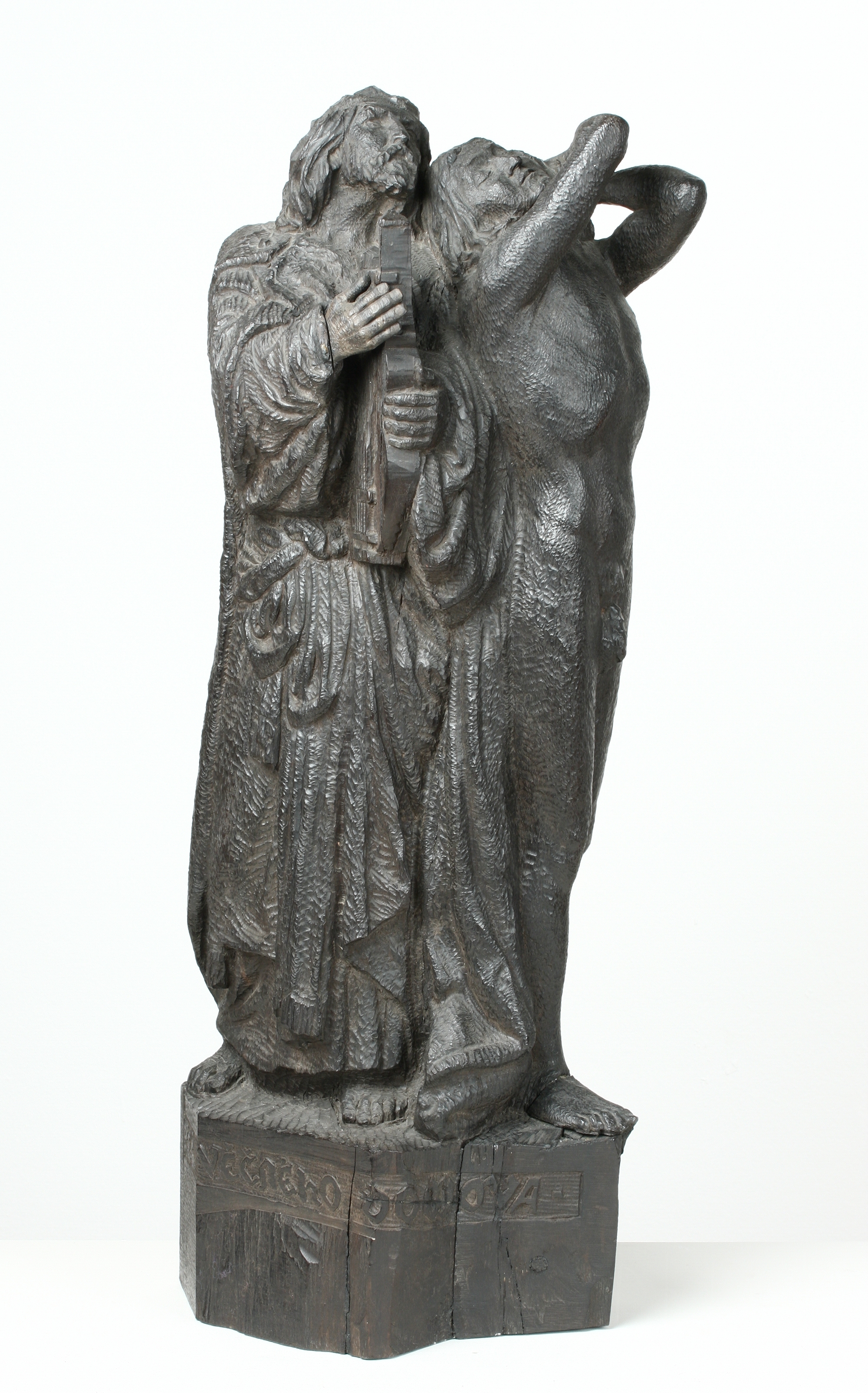 František Bílek, Píseň věčného domova, dřevo, eben, v.69 cm, KGVUZ, inv. č. P-270 