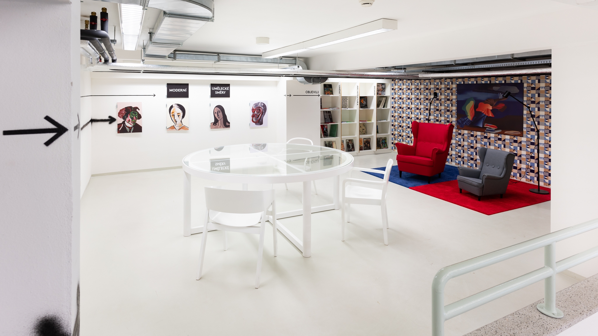 Artstudio, studijní koutek, 