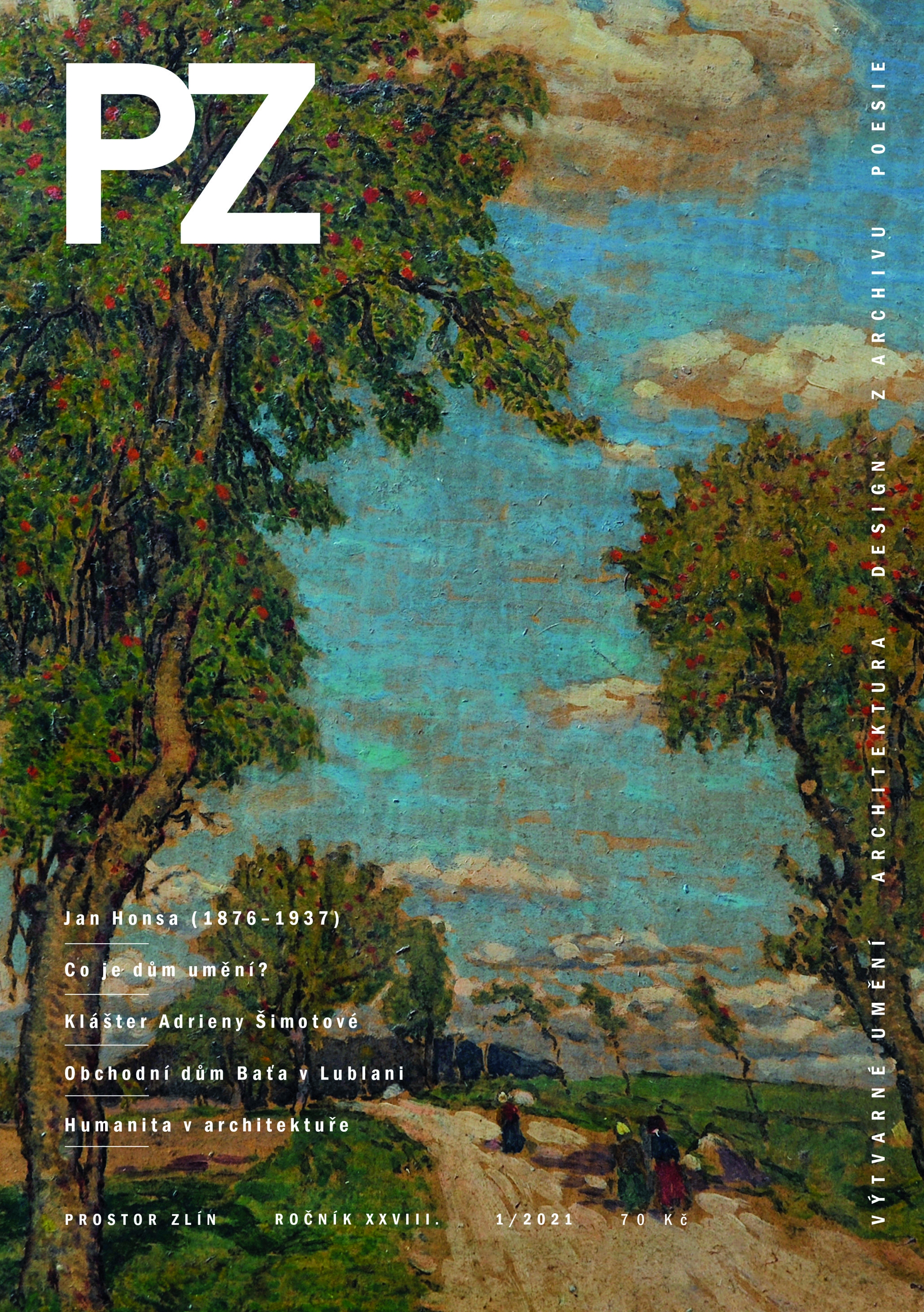 Obálka časopisu Prostor Zlín 1/2021