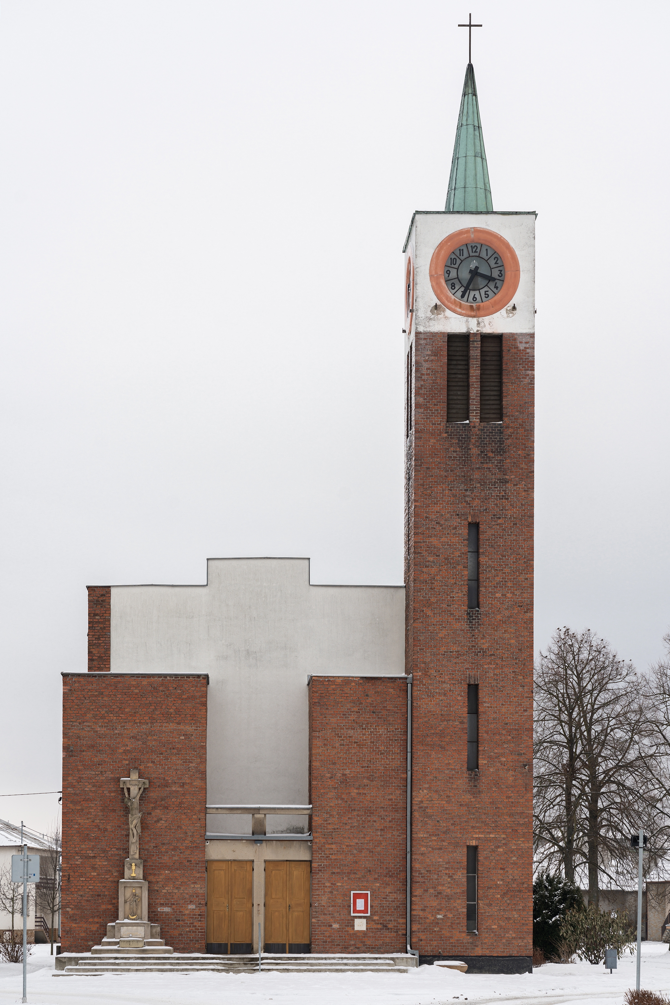 Kostel v Míškovicích, F. L. Gahura, Foto: D. Novotný 2021