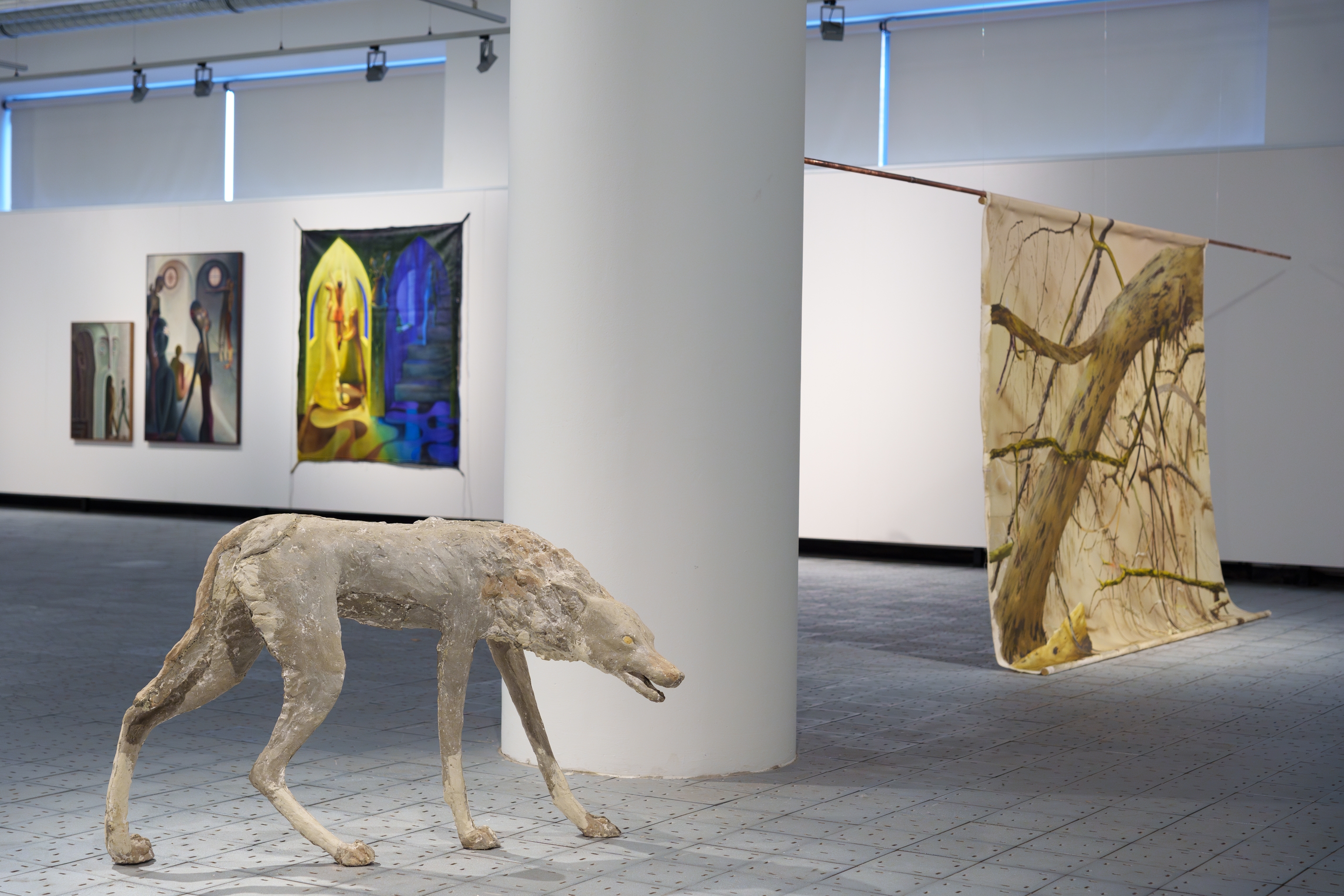 Zlinský salon mladých - pohled do expozice, foto Dalibor Novotný