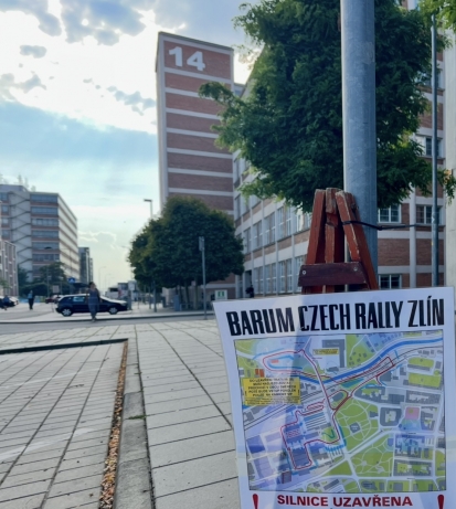 Omezení provozu, Barum Rally, foto Z. Bílá