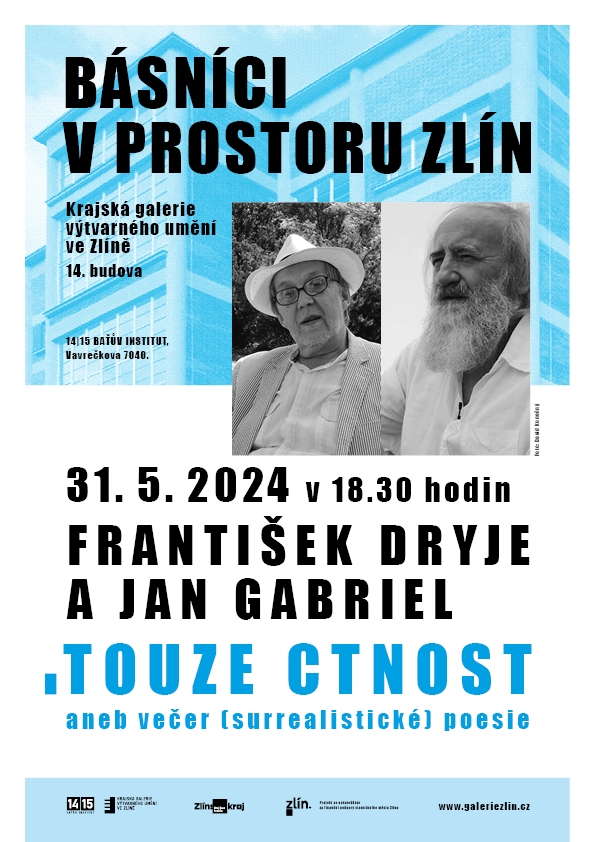 Básníci v prostoru Zlín 2024: František Dryje a Jan Gabriel